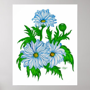 Affiche Fleur de marguerite