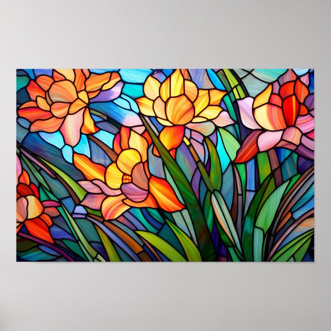 Affiche Fleur de Pâques (Devant)