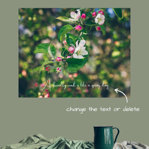 Affiche Fleur de pomme