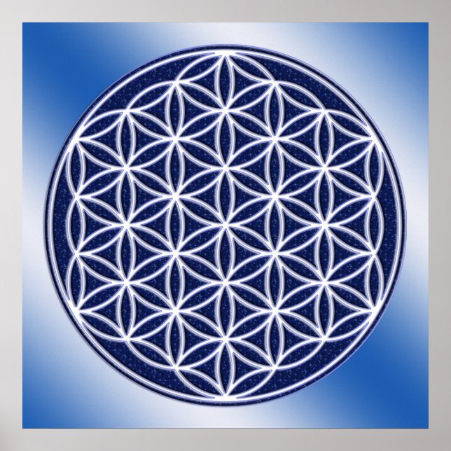 Affiche Fleur De Vie / Ciel (Devant)