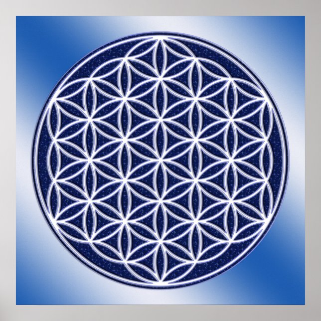 Affiche Fleur De Vie / Ciel (Devant)