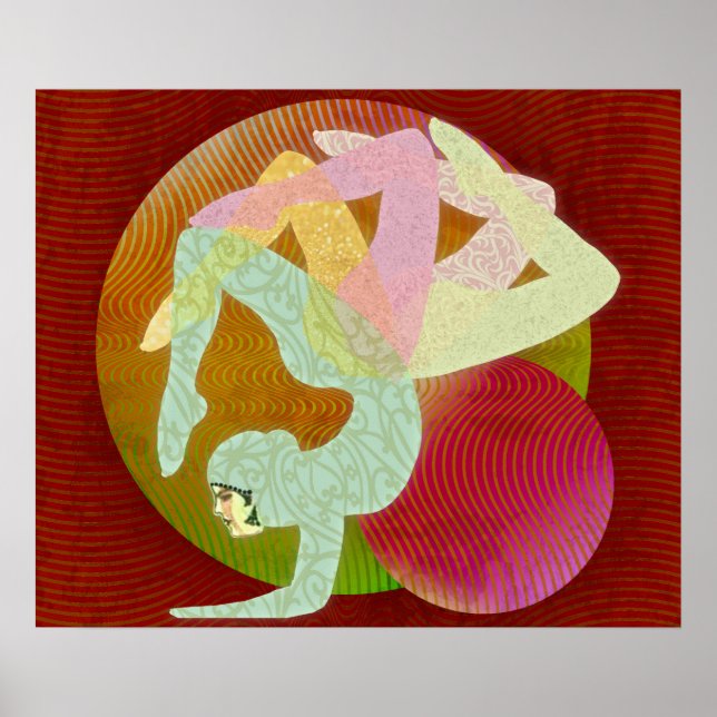 Affiche Fleur de Yoga (Devant)