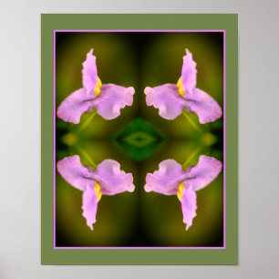 Affiche Fleur d'orchidée sauvage Abstraite