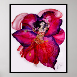 Affiche Fleur du désert