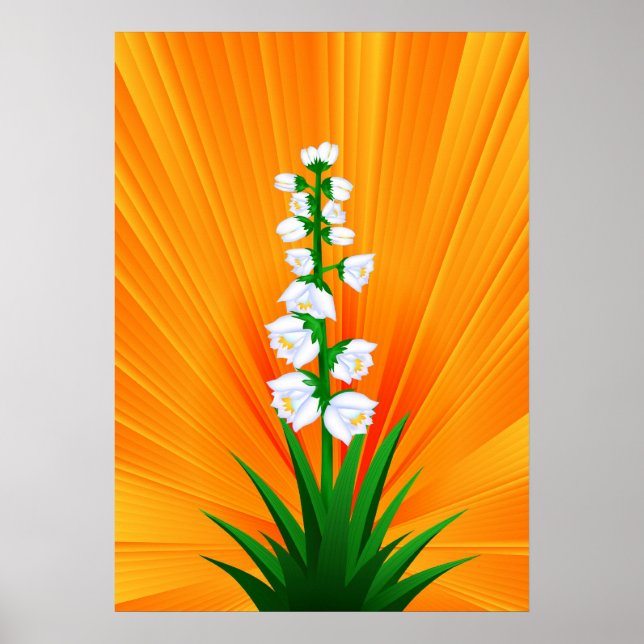Affiche Fleur du Yucca (Devant)
