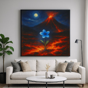 Affiche Fleur finale - Peinture Pastel Style Art Paysage