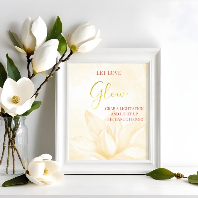 Affiche Fleur Magnolia Ethérée, Luminosité Mariage (Créateur téléchargé)