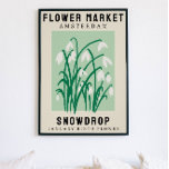 Affiche Fleur personnalisée Marché Fleur de naissance Art<br><div class="desc">Cette impression d'art est dans le style d'une affiche du marché aux fleurs. Les fleurs sont des gouttes de neige qui sont la fleur de naissance pour janvier. Il y a de l’espace pour personnaliser le texte afin de changer l’emplacement à un endroit spécial pour vous et le sous-titre au...</div>