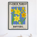 Affiche Fleur personnalisée Marché Fleur de naissance Art<br><div class="desc">Cette impression d'art est dans le style d'une affiche du marché aux fleurs. Les fleurs sont des jonquilles qui sont la fleur de naissance pour mars. Il y a de l’espace pour personnaliser le texte afin de changer l’emplacement à un endroit spécial pour vous et le sous-titre au nom ou...</div>