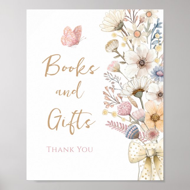 Affiche Fleur sauvage Boho (Devant)