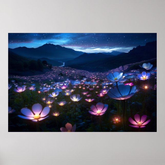 Affiche Fleur sauvage Calme Nature Tranquille Paix (Devant)