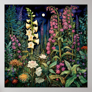 Affiche Fleur sauvage Dark Art