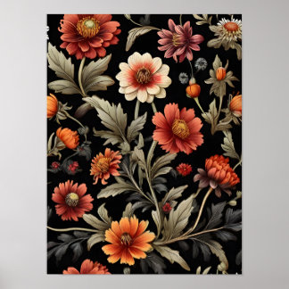 Affiche Fleur sauvage de couverture indien