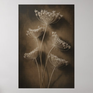 Affiche Fleur sauvage d'or