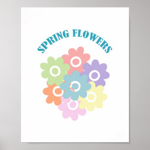 Affiche Fleur sauvage du printemps