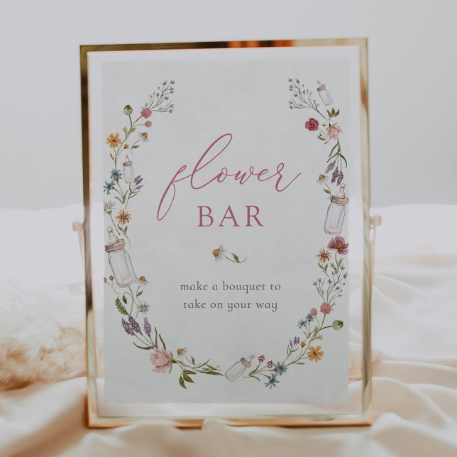 Affiche Fleur sauvage en Fleur Fleur Bar Bouquet (Créateur téléchargé)