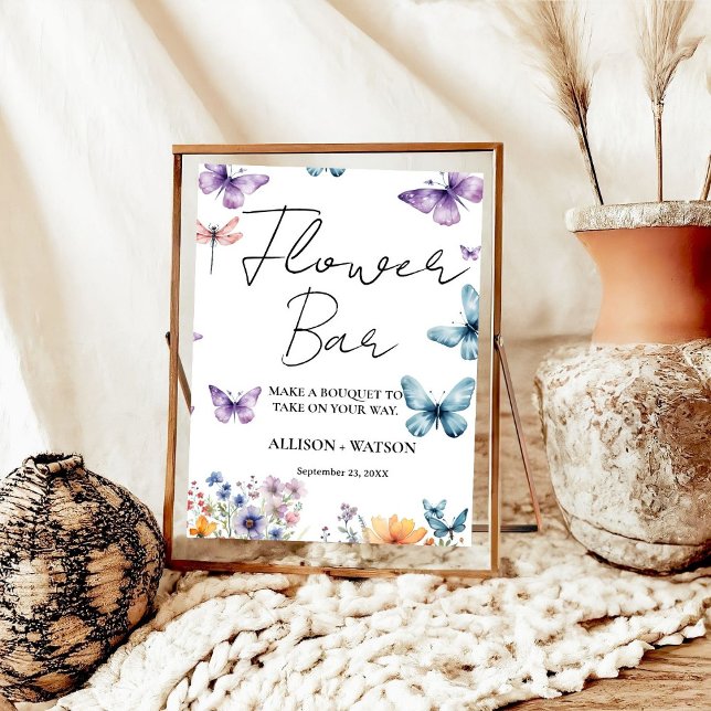 Affiche Fleur sauvage Flower bar signe fleur de douche nup (Créateur téléchargé)