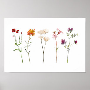 Affiche Fleur sauvage Lesbian Pride Wall Art