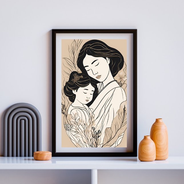 Affiche Fleur Silencieuse de la Maternité (Créateur téléchargé)