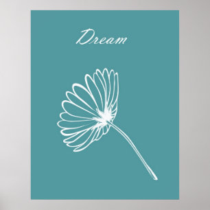 Affiche Fleur Simple