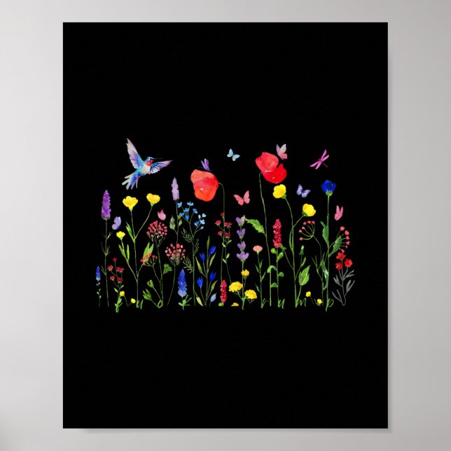 Affiche Fleur subtile Anti Trump Message caché Sarcastique (Devant)