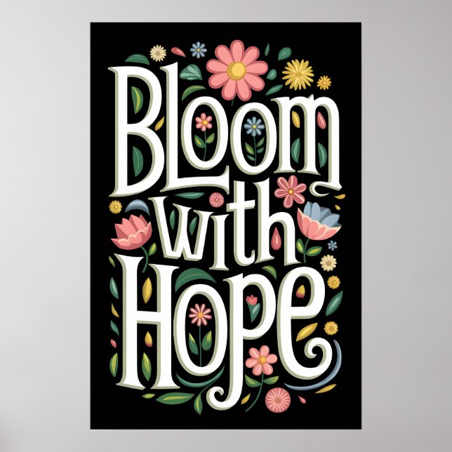 Affiche Fleurir avec espoir (Devant)
