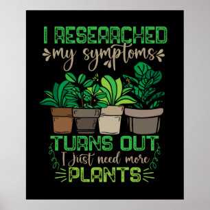 Affiche Fleuriste Femmes Drôle Plante Amant Mère Jardinage