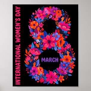 Affiche Fleuriste journée internationale des femmes 2026 f