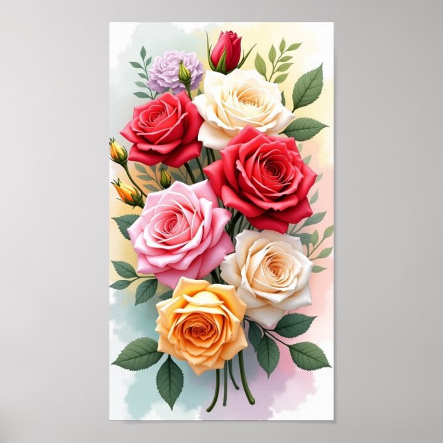 Affiche Fleurs (Devant)