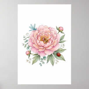 Affiche fleurs