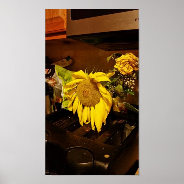 Affiche fleurs (Devant)