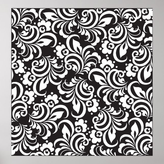 Affiche fleurs (Devant)