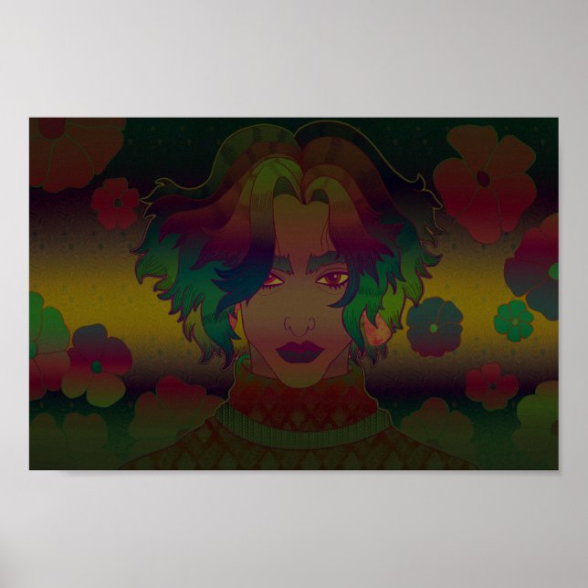 Affiche Fleurs (Devant)