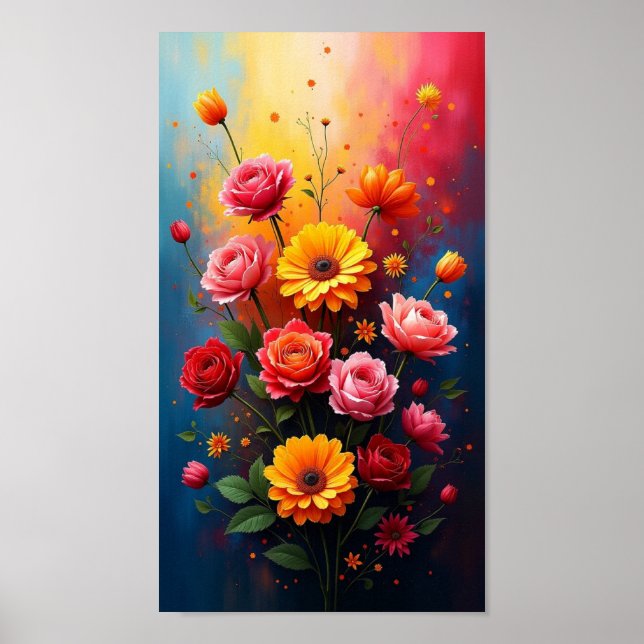 Affiche Fleurs (Devant)