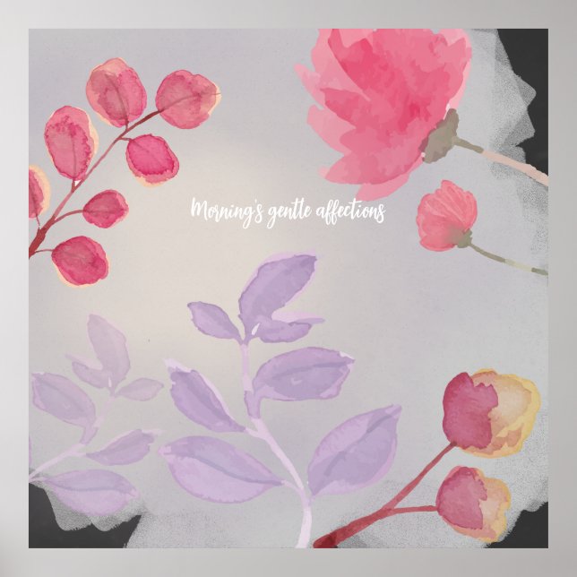 Affiche Fleurs (Devant)