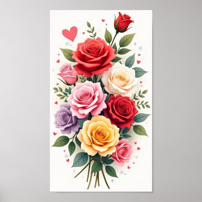 Affiche Fleurs (Devant)