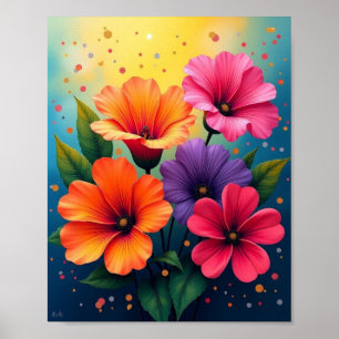 Affiche Fleurs