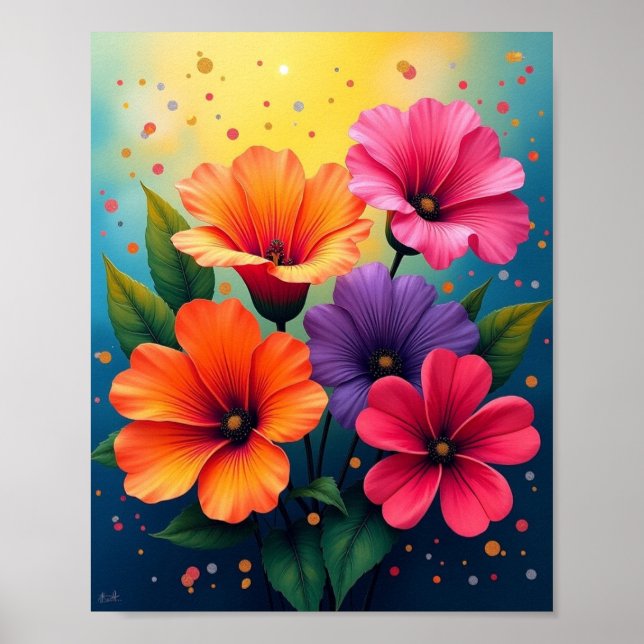 Affiche Fleurs (Devant)