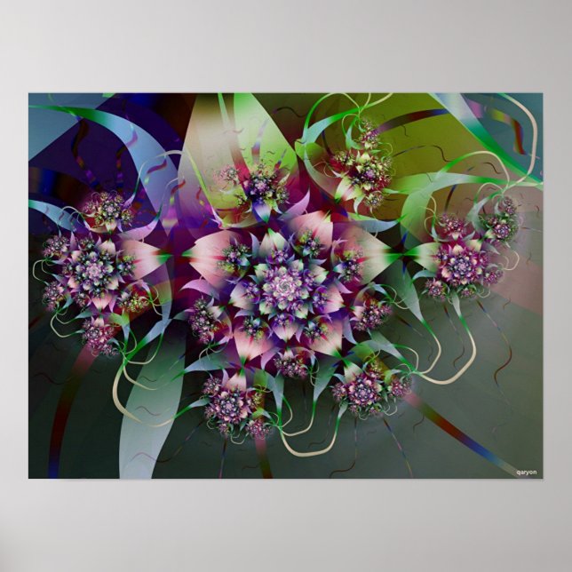 Affiche fleurs 5 (Devant)