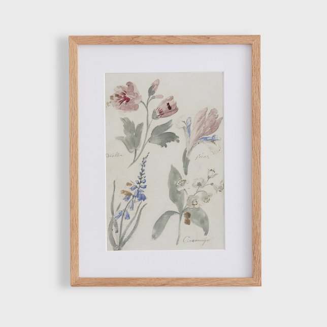 Affiche Fleurs c, nurserie vintage  (Créateur téléchargé)