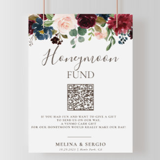 Affiche Fleurs classiques Fancy Fonds Mariage Lune de Miel