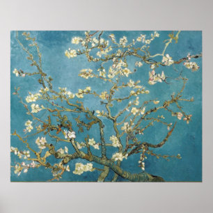Affiche Fleurs d'amande par Vincent van Gogh