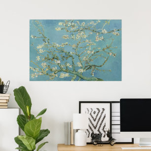 Affiche Fleurs d'amandes par Vincent van Gogh