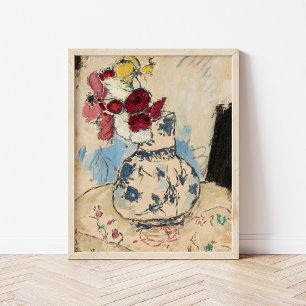 Affiche Fleurs dans un vase de fleurs   Tadeusz Makowski