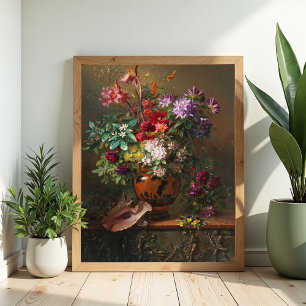 Affiche Fleurs dans un vase grec de J.J. van Os