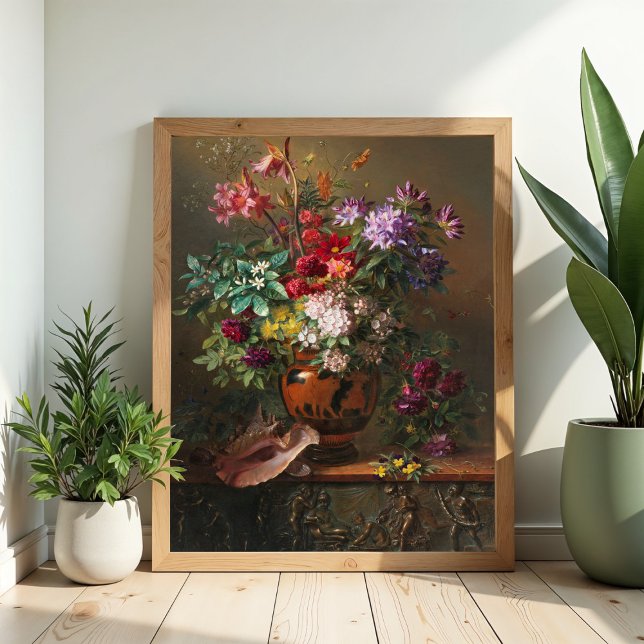 Affiche Fleurs dans un vase grec par J.J. van Os (Créateur téléchargé)