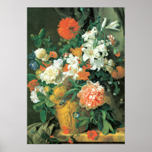 Affiche Fleurs dans un vase Terra Cotta