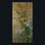 Affiche Fleurs d'automne | Gunnar Gunnarsson Wennerberg<br><div class="desc">Autumn Flowers, Sunflowers and Autumn Asters (1910) de Gunnar Gunnarsson Wennerberg (suédois, 1863-1914) est une vie morte radieuse qui capture les riches teintes et textures de l'automne. Des tournesols jaunes et des sommiers mauves délicats sont disposés avec une élégance naturelle, leurs couleurs vives évoquant la chaleur et la plénitude de...</div>