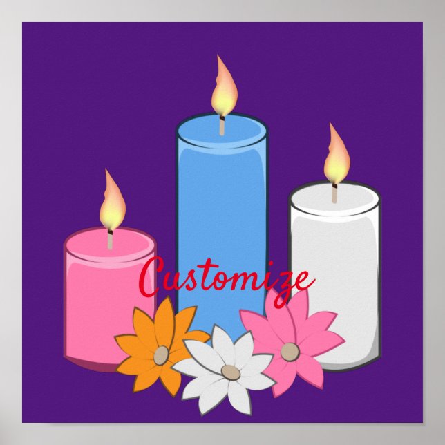 Affiche Fleurs de bougie Lit Thunder_Cove (Devant)