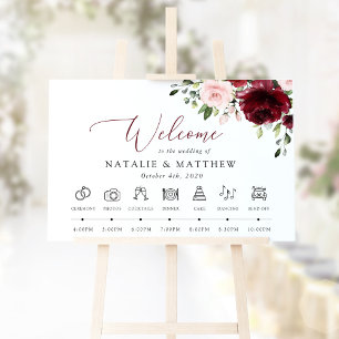 Affiche Fleurs de Bourgogne, Fleurs Roses, Chronologie de